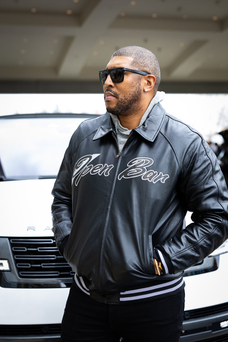 Pure Souls Leather Jacket (Black/Gray) – loveopenbar