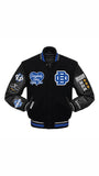 ***PRE-SALE**** Upperclassman Varsity Jacket (Black/Blue)