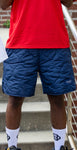 Puffer Shorts (Navy Blue)