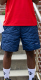 Puffer Shorts (Navy Blue)