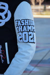 True Freshman Varsity Jacket (Blk/Wht)