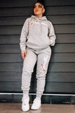 Calligraphy Sweatsuit (Gray)