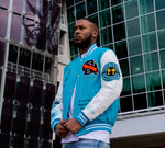 ***PRE-SALE*** Limited Edition Sophomore Sensation Varsity Jacket (Turquoise/White)