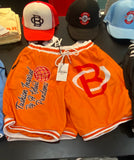 Varsity Basketball Shorts (Orange)